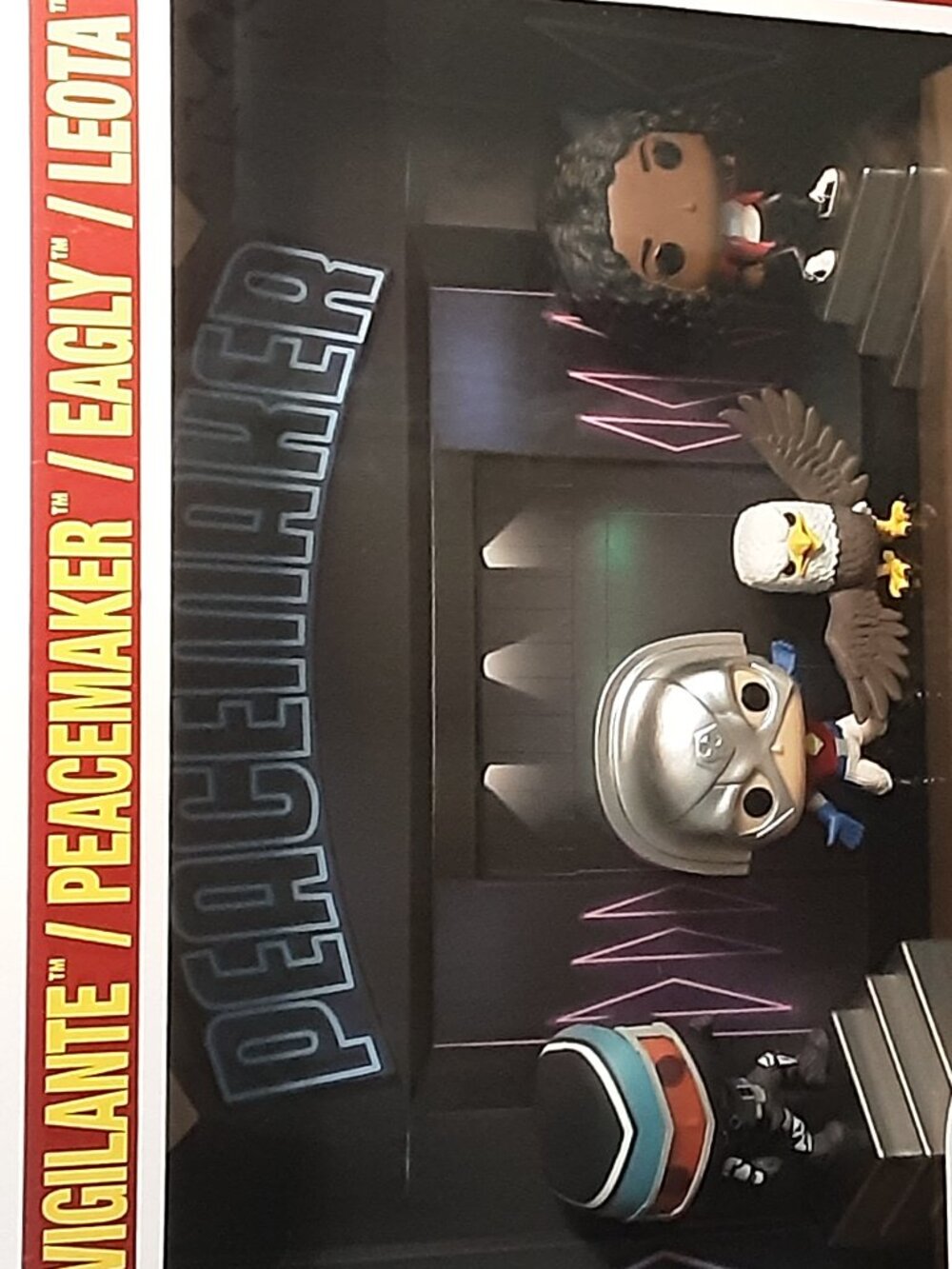 Funko Pop Deluxe Moment Peacemaker Introduction 01 Vigilante Eagly Leota New